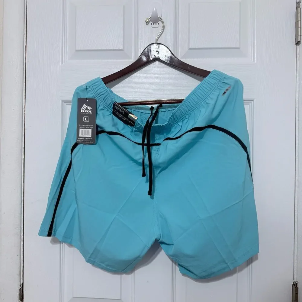2 pair of RBX Blue and Lime Training Shorts Women Size L